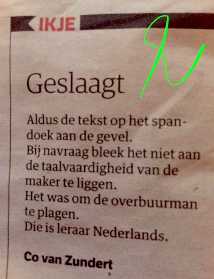 actualiteitjunk's tweet image. #geslaagd #examen...