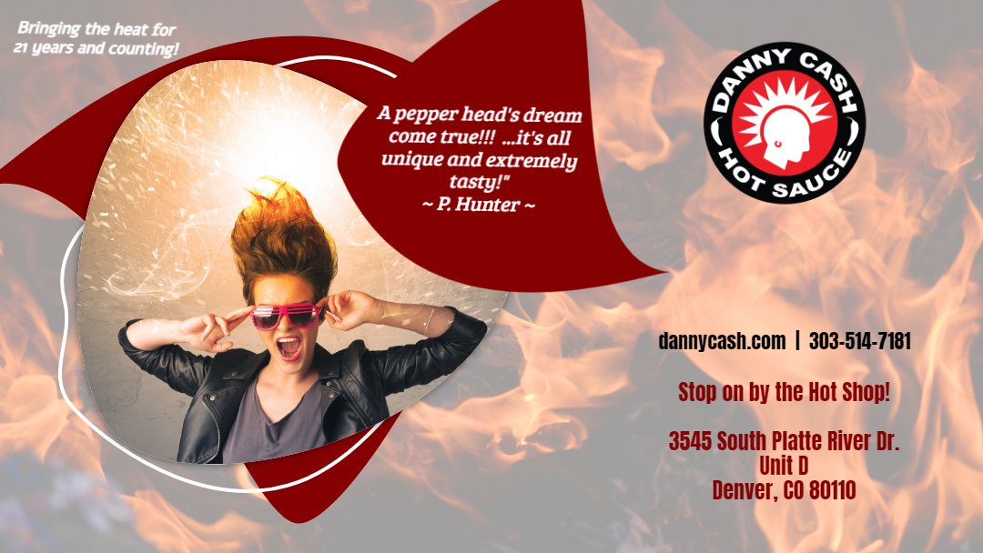 DannyCash51's tweet photo. "A pepper head's dream come true!!! From the Mild Beer Mustard BBQ sauce to the very Hot Scorpion Reaper 1%er sauce...it's all unique and extremely tasty!..." P. Hunter
#DannyCash #hotsauce #denverhotsauce #coloradohotsauce #pepperhead #bbq #foodie #spicy https://t.co/prggElFzxf