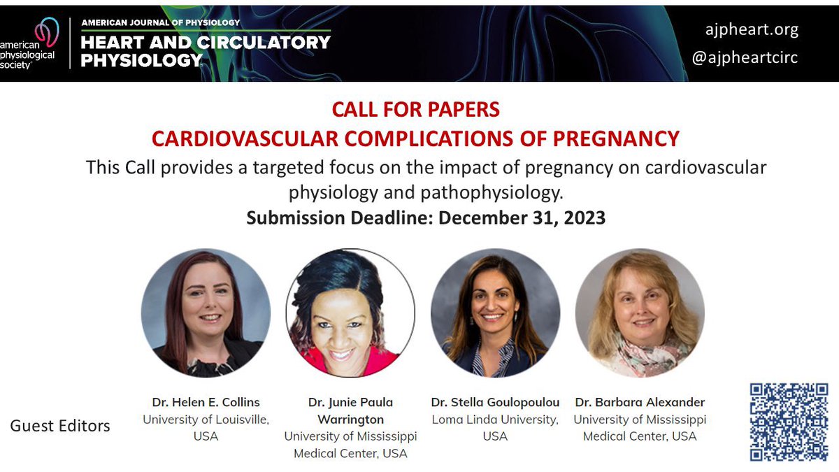 Submit your best pregnancy research to this special call for papers at @ajpheartcirc whilst simultaneously supporting a society journal.  #pregnancy #maternalhealth #AcademicTwitter #preeclampsia #PPCM #lactation #supportsocietyjournals @APSPhysiology @APSPublications