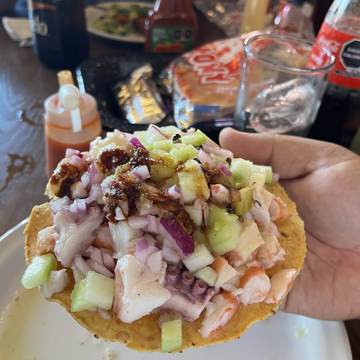 -¡Amaaa! Ahorita vengo!  Voy a Mazatlán a comerme unos mariscos 🦐