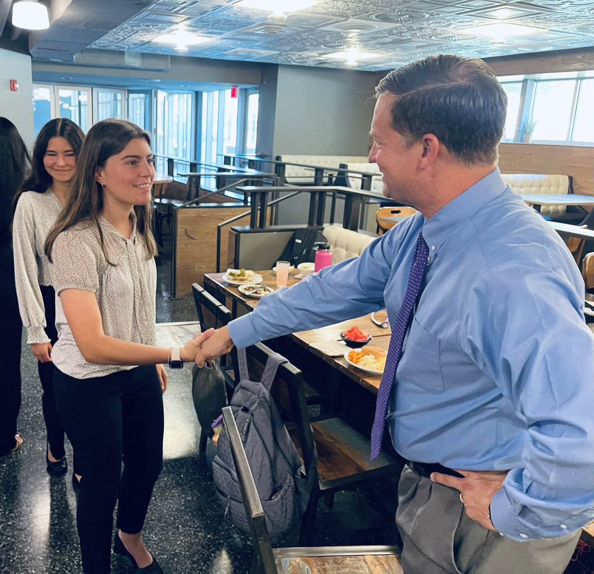 GraceBerumen's tweet photo. MAPS scholars had the opportunity to meet the Deans of Agriculture, Business & Engineering today during our weekly Wednesday Leadership Lunch!
#kstatedmsa
#kstatediversity
#kstate
#kstateprojectimpact
#MapS2023
#kstateagriculture
#kstatebusiness
#kstateengineering https://t.co/VNTPO8xAQ2