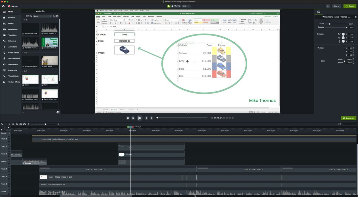 A sneak peek behind the scenes of last week's YouTube video where I covered the brand new beta feature how to place an image directly into a cell in #excel

The video can be found here: youtu.be/9x-6O6FBYPE