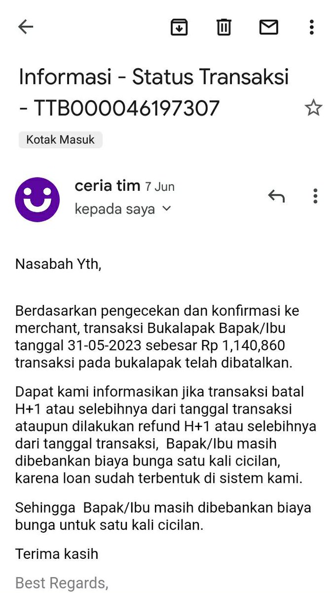 BeatID03's tweet photo. Transaksi gagal dibebankan bunga 1x transaksi ok tpi cicilan jalan terus yg dipotong melebihi bunga? Sehat kah bank bri ini? Lapor sana sini capek sendiri apa saya harus tunggu kolektor lapangan dtg dulu kalo gini? @kontakBRI @BANKBRI_ID https://t.co/WI3HC3s97Z