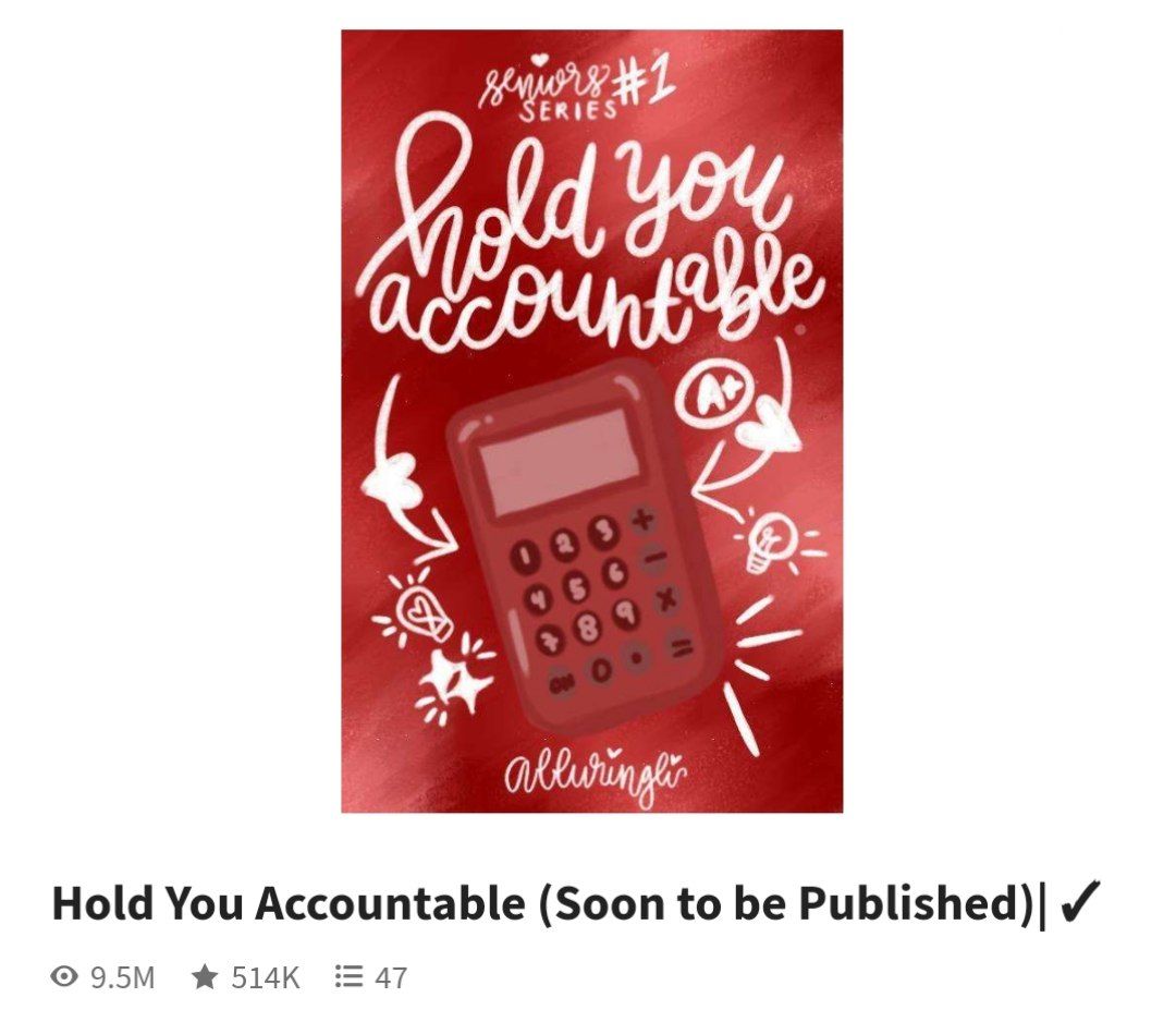 philogrcia's tweet photo. ❣️ : hold you accountable by alluringli soon to be published!!! congrats, miss li and zafithiel! i'm so proud of you po, mish li @alluringliwp!! deserve so much! 🥺❤️ https://t.co/bWTQSJYhz5