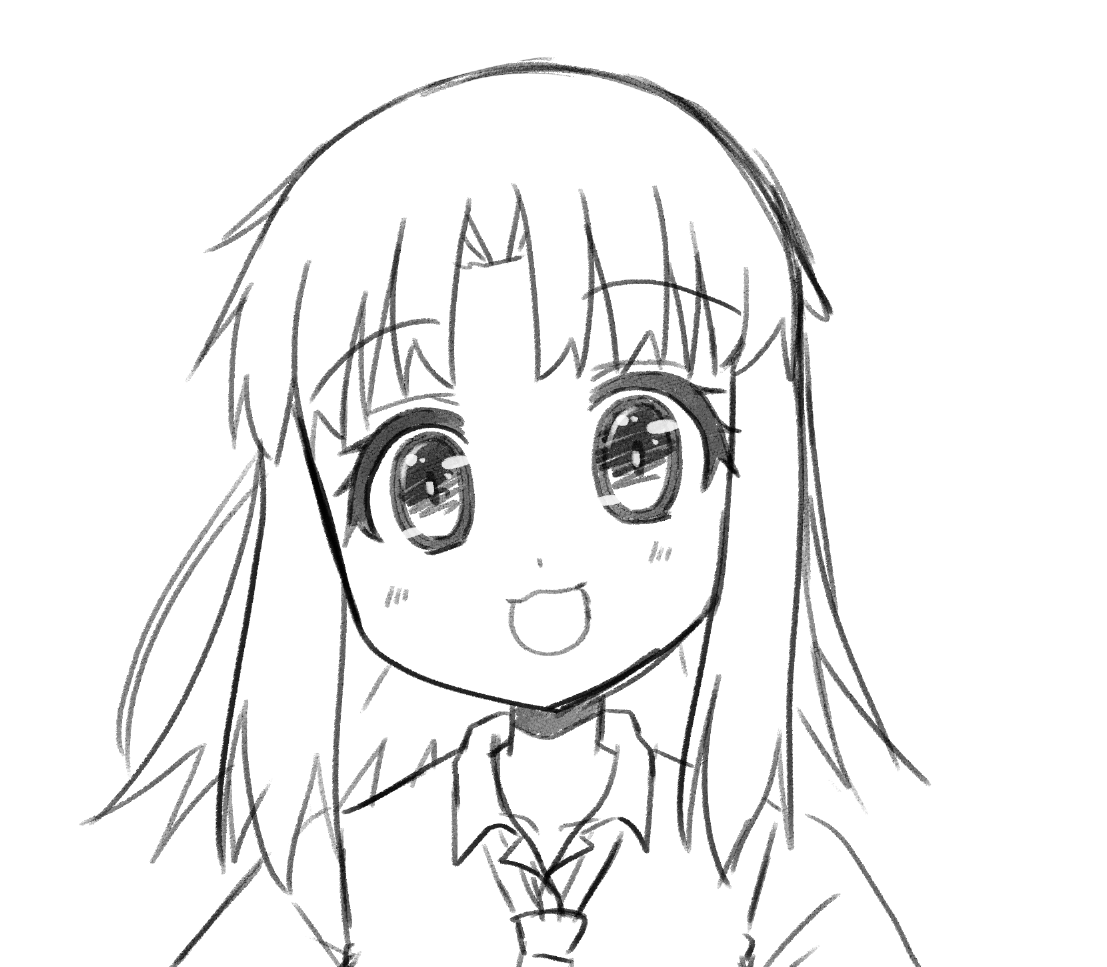 今日の先行版下書き!さっちゃん復活!(゜□、゜)