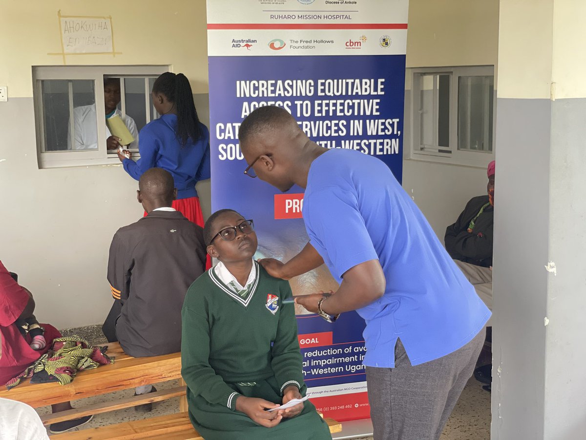 RuharoHospital's tweet photo. We’re today doing @peekteam screening field testing at Bushenyi HCIV with @dfat @FredHollows @cbmWorldwide support. We can’t wait to roll it out to the 8 target facilities in the district. @AnkoleDiocese @TBekson @MosesOkipi @PliersT @themwanjap @OSUsocietyofug @coufamilytv https://t.co/CQL88y0Yed