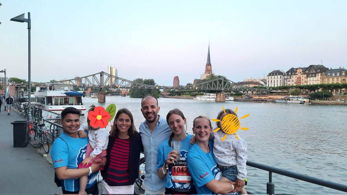 This year I didn't run the JP Morgan corporate challenge, however our group was very well represented! Beautiful weather and scenery at the post-run party!