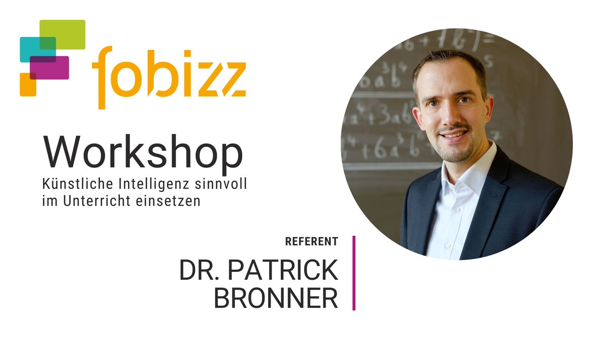 Die Aufzeichnung des gestrigen Live-Webinars: "Künstliche Intelligenz sinnvoll im Unterricht einsetzen" ist nun bei @fobizz kostenfrei verfügbar.
Zugang zu den Materialien des Workshops: plattform.fobizz.com/fortbildungen/…
#twlz #edubw #BayernEdu