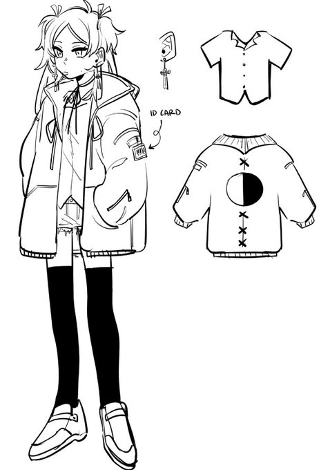 [ocs] some old doodles some new doodles, working on new refs and an oc zine piece. 3am posting heehoo