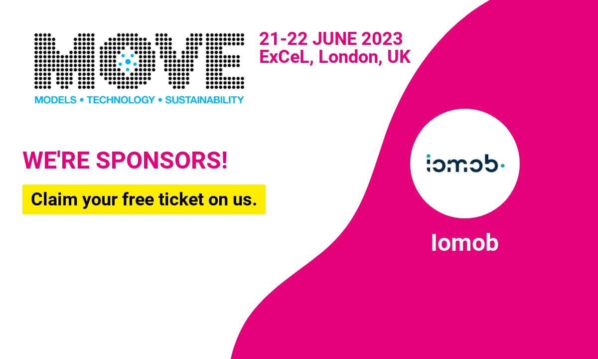 #MOVE2023 starts in less than 1 week!

We're thrilled to be attending alongside 6000 mobility professionals!

Don't have your ticket yet? Worry not! Register here and claim your FREE ticket on us:
 i.snoball.it/p/AOgC/t