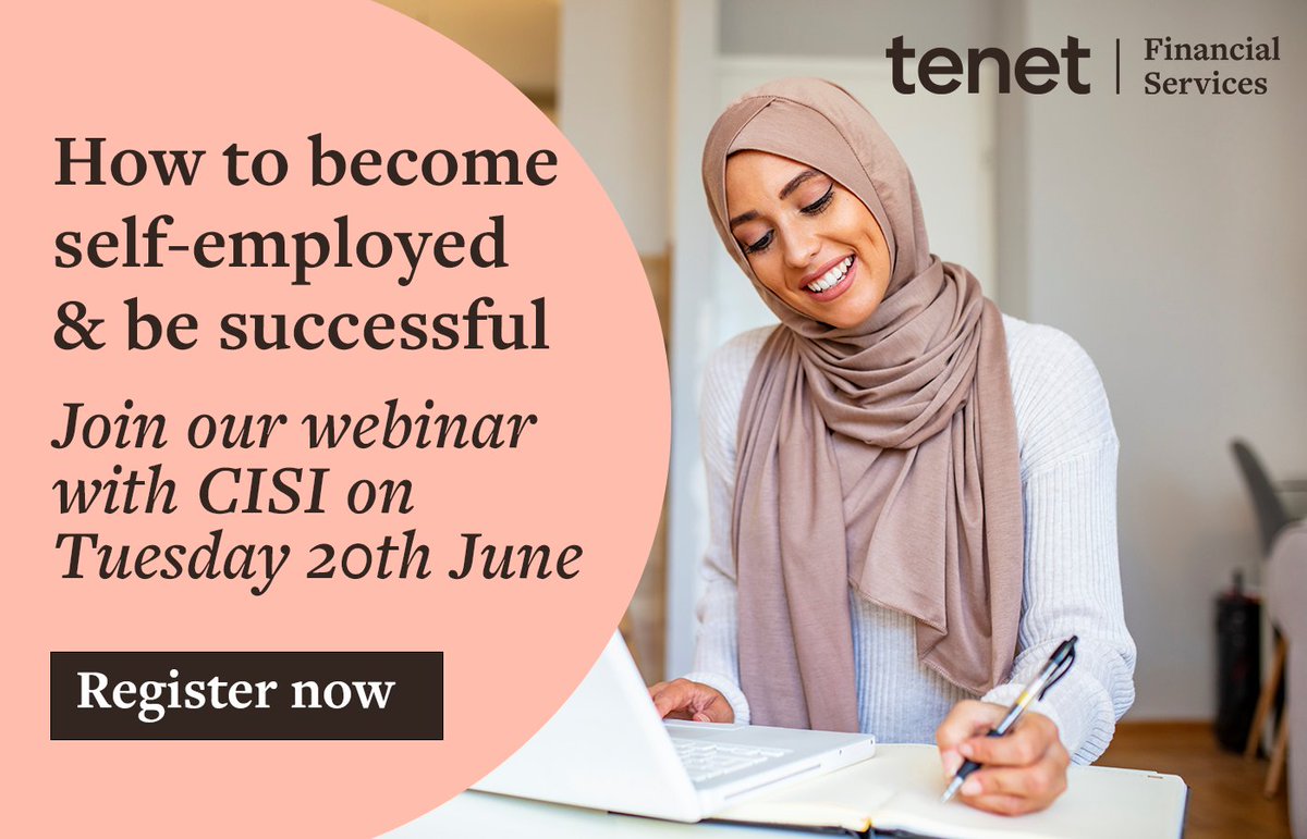 New webinar 📢

Join Amanda Ford, Managing Director at Tenet Financial Services, on Tuesday 20th June with The Chartered Institute for Securities &amp; Investment (The CISI), to get to grips with the initial steps to going self-employed.

Register now 👇

cisi.org/cisiweb2/shop/…