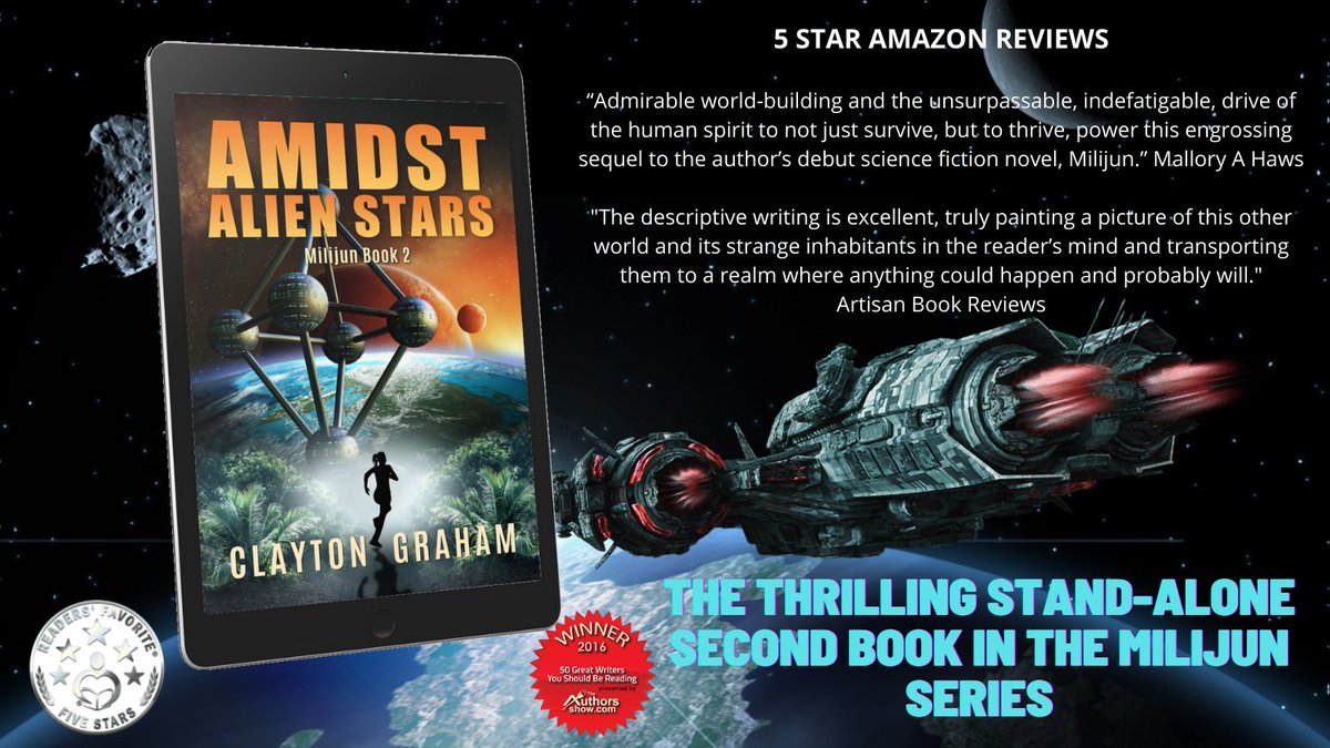 Highly Rated 'Amidst Alien Stars' - #sciencefiction at its best viewbook.at/AmidstStars Amazon eBook, KU, and print books2read.com/u/mBVOdA Other stores print
#ian1 #SFRTG #SciFi #scifibooks #mustread #iartg #bookboost #kindle #bookstagram