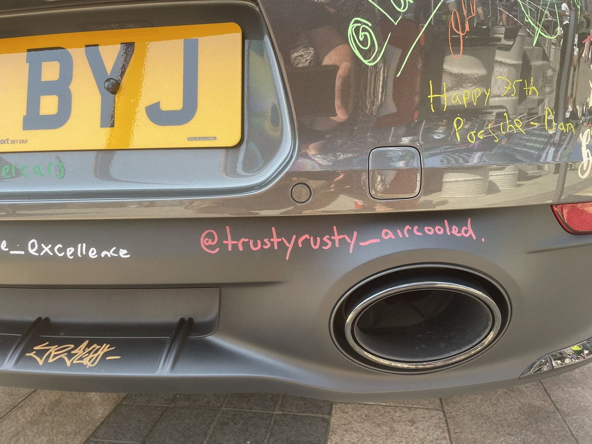 Great day <a href="/MediaCityUK/">MediaCityUK</a> <a href="/PorscheCentre/">PorscheCentre</a> thanks for the invite to show the car. #porsche75 #Porsche #aircooled