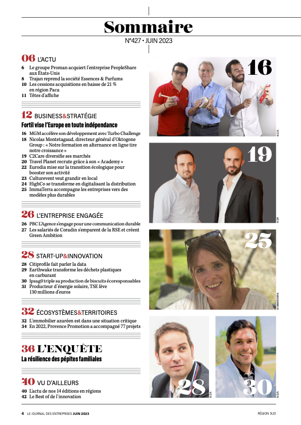 CitiProfile's tweet photo. "En moins de six mois, la start-up toulonnaise Citiprofile, spécialiste de la data, a levé 200 000 euros et suscité l’intérêt de nombreux partenaires en région Paca." 
Merci au Journal des entreprises pour cet article 
Retrouvez l'article en intégralité : https://t.co/pJGVGGMk8t https://t.co/rui09OrE35
