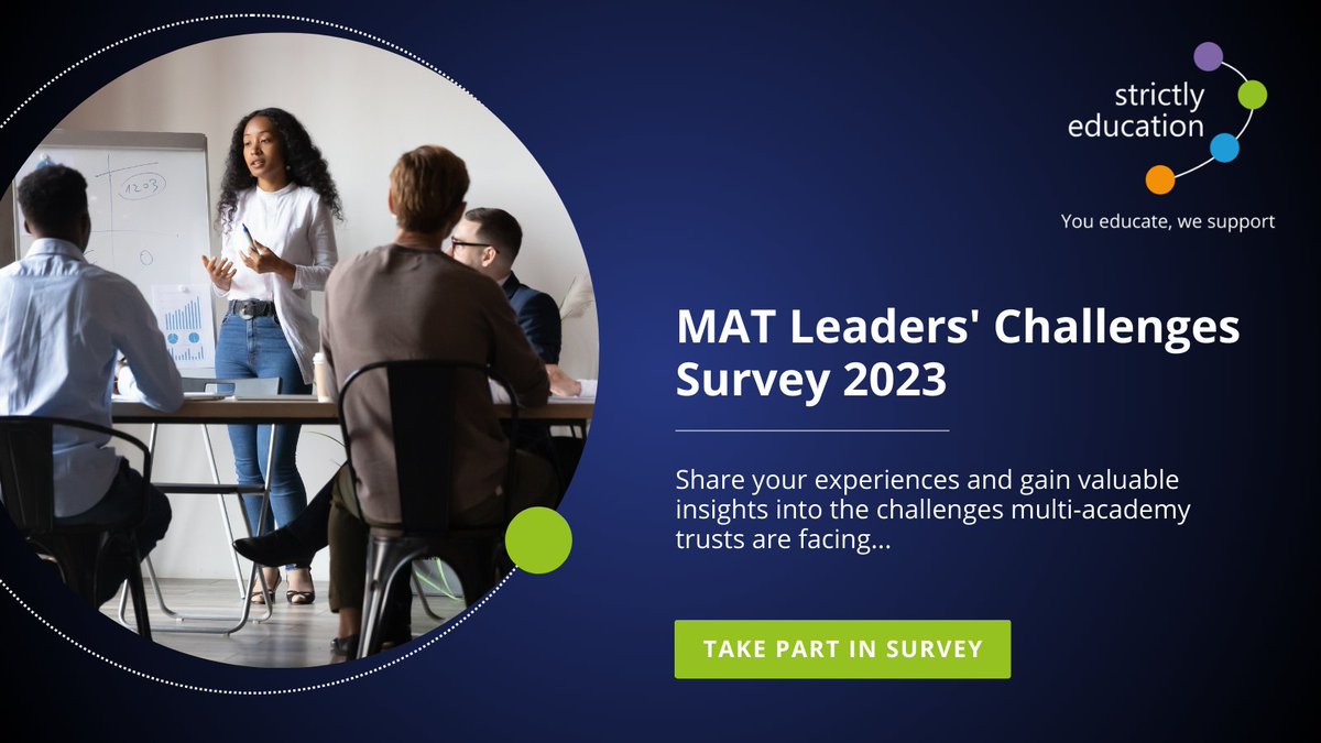 Are you a multi-academy trust leader looking to gain valuable insights into the challenges faced in the education sector? Take part in our survey here: bit.ly/441LUTb Your voice matters… #MATSurvey #EducationInsights #education #academies #multiacademytrusts