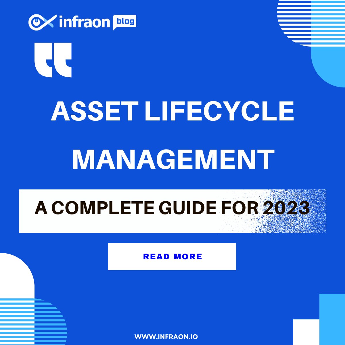 infraoncorp's tweet photo. #ALM (Asset Lifecycle Management) is critical for optimizing operations, increasing #ROI, and lowering the risk of downtime. Check out the full #blog here: https://t.co/84ISSpzWmi
#AssetLifecycleManagement #ALM #AssetManagement #Efficiency #BusinessStrategy #Optimization #ROI https://t.co/Jt4CEnS4UJ