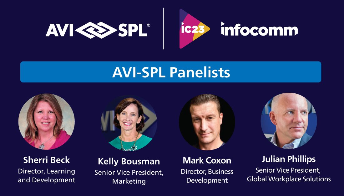avisplinfo's tweet photo. You're invited! ๐๏ธ Join us for an action-packed day at @InfoComm filled with three engaging and interactive panels + our team of dynamic AV #trailblazers. https://t.co/DQlYnTgKj1
#infocomm23 #shapethefuture #avtweeps #futureofwork #experiencetechnology https://t.co/Fff7pPDjeg