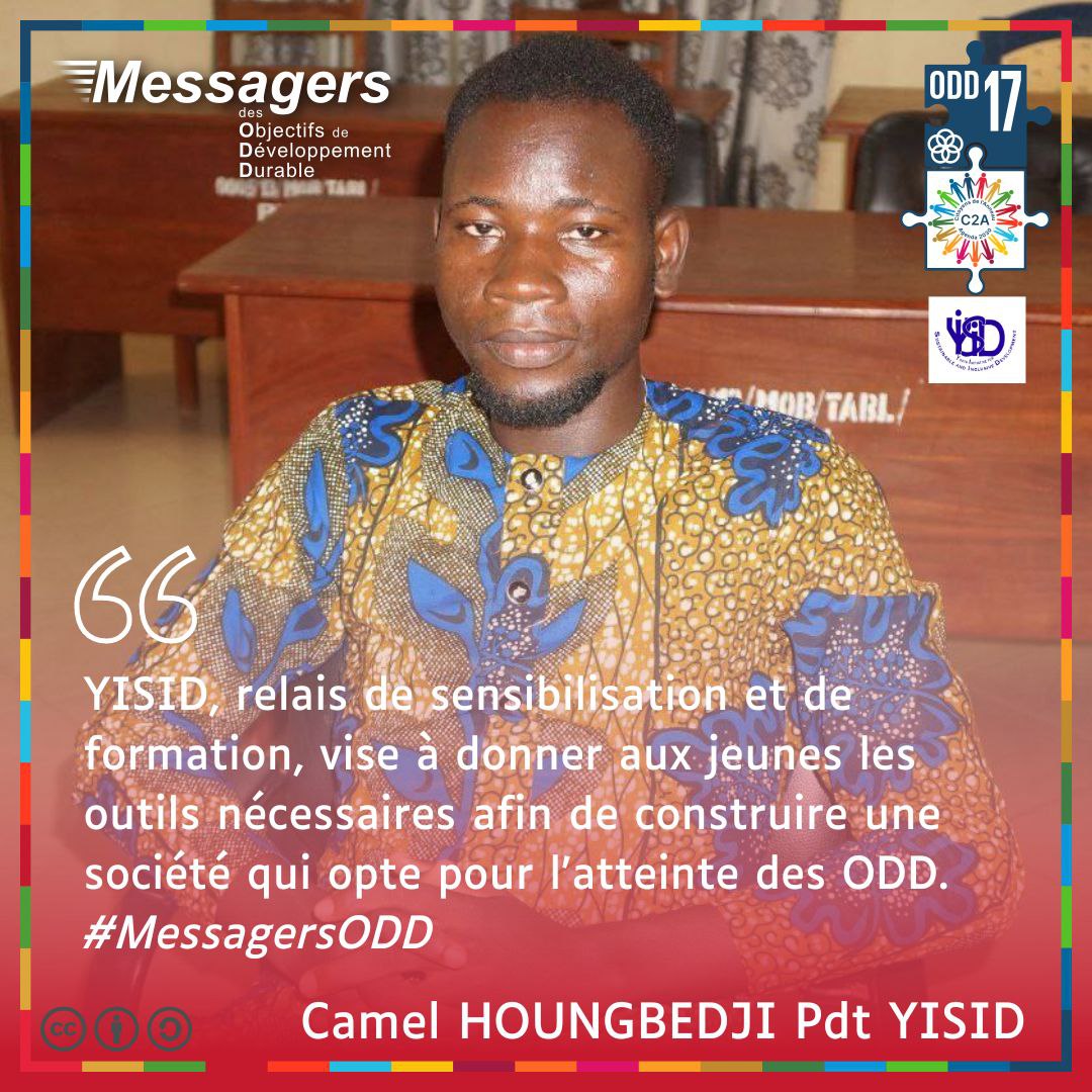 #MessagersODD
A l'initiative de l'ONG <a href="/YouthSid/">Youth Initiative for Sustainable and Inclusive Dev</a> et de son Pdt <a href="/Carmel_Jr_/">Dossou Camel Jr</a>, les partenariats pour l'#Agenda2030 oeuvrent au quotidien.
🌈 Retweet apprécié 🙏🤝🌈

#ODD <a href="/apodd2030/">apodd2030</a> <a href="/vicafrica/">VIC-AFRICA</a> 
<a href="/mairiedeketou/">Mairie de Ketou</a> <a href="/BeninRetweets/">Bénin Retweets</a>