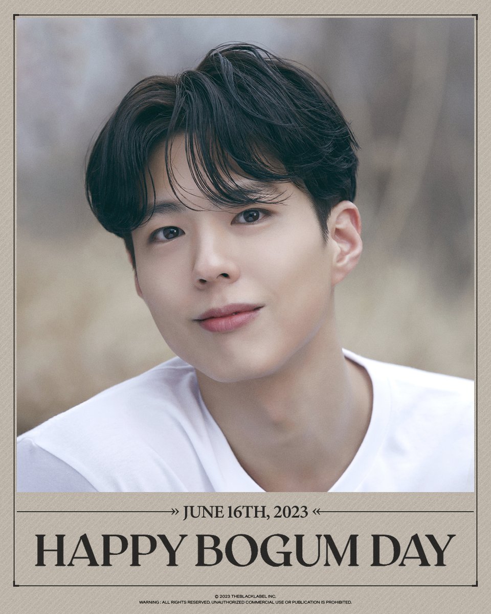 🤍 HAPPY BIRTHDAY PARK BO GUM 🤍

#PARKBOGUM #박보검
#THEBLACKLABEL #더블랙레이블