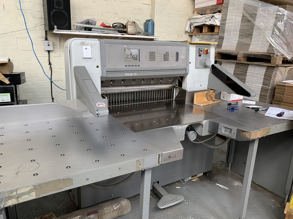 ⚡️ NEW STOCK - GUILLOTINE

2002 POLAR 78ED
Available end of July 2023.

PLEASE VIEW ALL OUR GUILLOTINES 👉🏾 speedmalt.com/used-printing-…

Subject to remaining unsold.

#guillotine #papercutting #cuttingmachine #cutting #polar #teamremgold