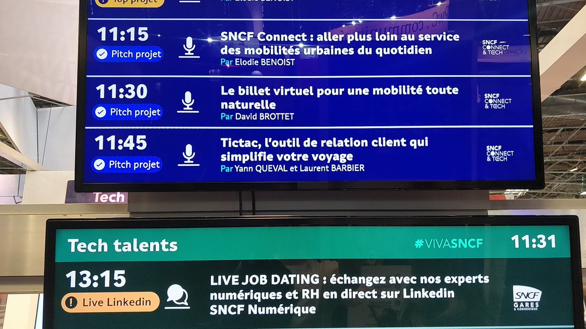 BarbierPro's tweet image. Prêts pour notre pitch à #VivaTech , c'est à 11h45 avec @YannQUEVAL. On va parler IV en situation perturbée ! Venez nombreux #digitalmobilitychanger #SNCF #sncfconnectandtech