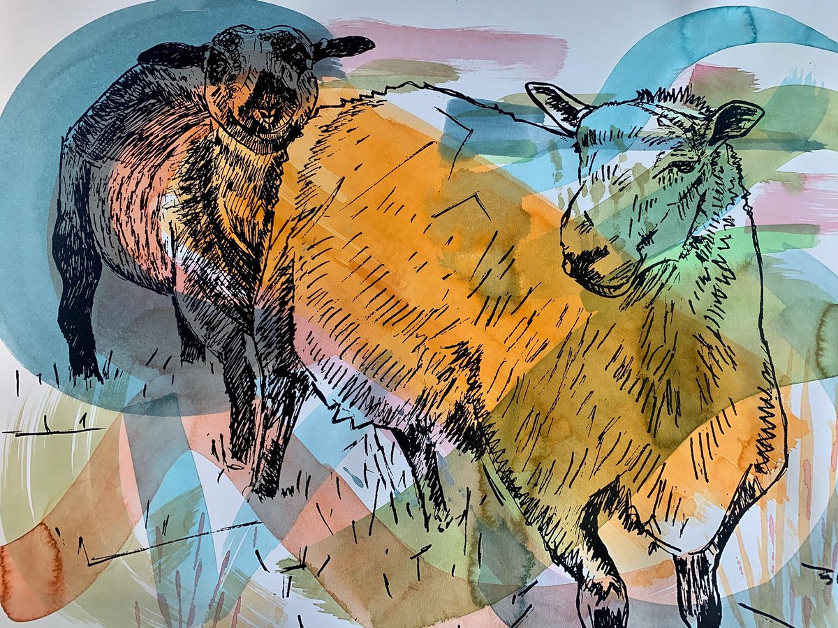 New Screenprint/Watercolour