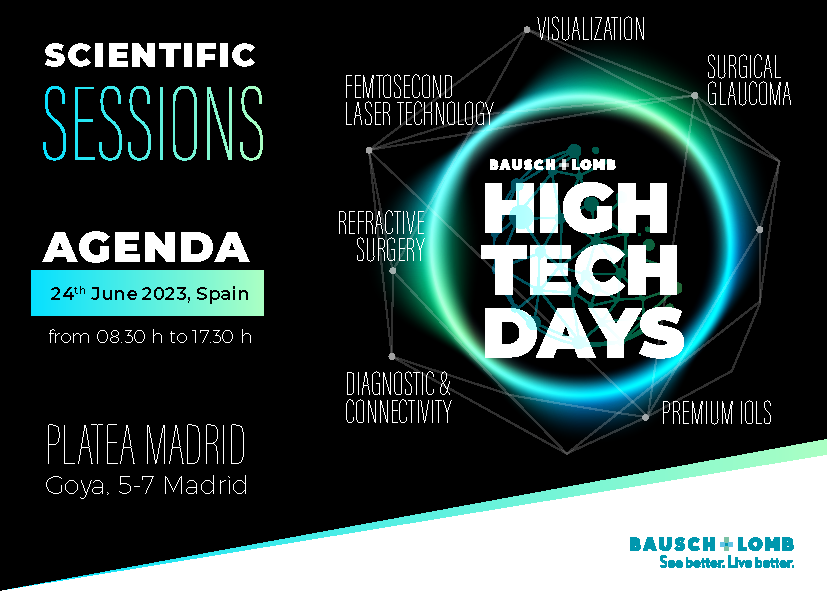 📅 The date is around the corner! 

At High Tech Days, we have an incredible lineup of sessions covering the forefront of ophthalmic surgery. With a complete international panel we will explore the latest innovation in the ophthalmic field.

Stay tuned!
#Ophthalmology #eye