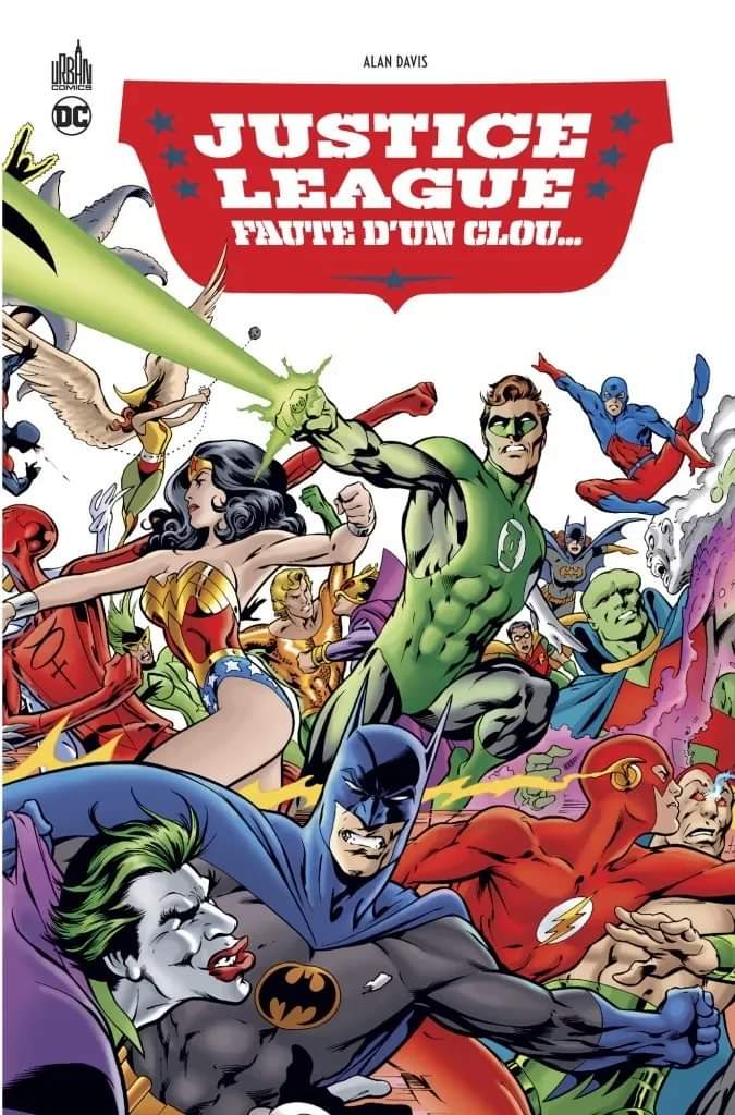 un what if ? débordant de passion pour le Silver Age et illustré avec talent par l'excellent Alan Davis. 

Notre article  buff.ly/3X98Dun 

#comics #BD #Manga #TheNail #JusticeLeague #Batman #Superman #AlanDavis #DCcomics #UrbanComics