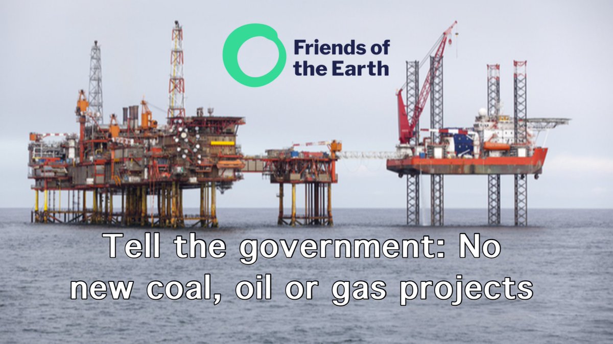 We must #stopfundingfossils to tackle the #climatecrisis, but fossil fuel companies in the UK have over 30 new coal, oil and gas projects in the pipeline.
Join me and tell the government to immediately stop all new #fossilfuel extraction projects: act.friendsoftheearth.uk/petition/tell-…