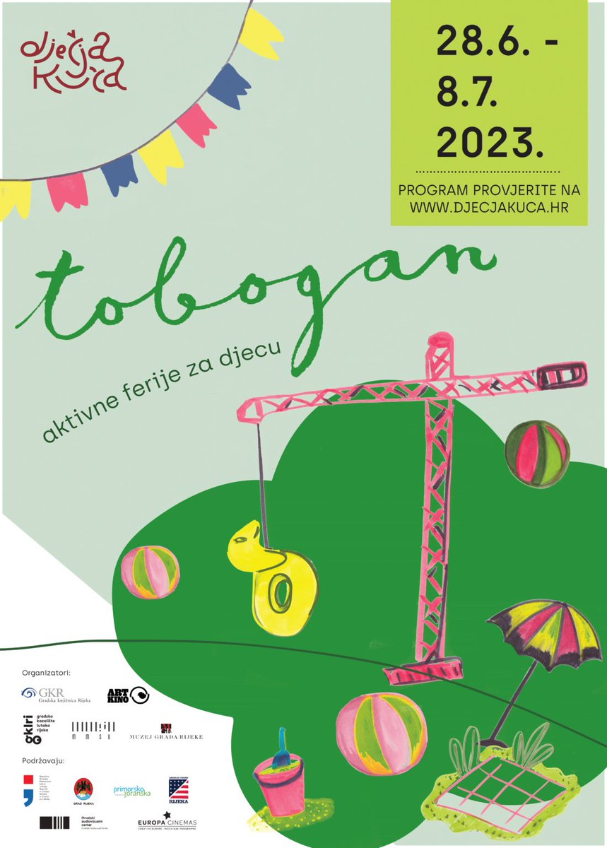 Naša stara festivalska ljubav u novom izdanju i ovog ljeta. :)
djecjakuca.hr/tobogan-2023-j…