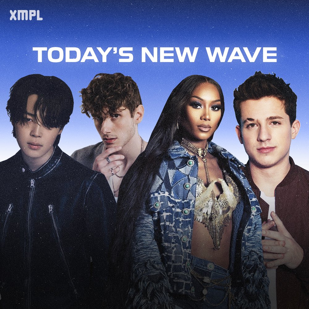 Jimin of BTS, JVKE, Muni Long and Charlie Puth on the cover of “Today’s New Wave” for their latest collaboration ‘Angel Pt. 2’ for the #FastX soundtrack 🌊 spoti.fi/3L2xlIY