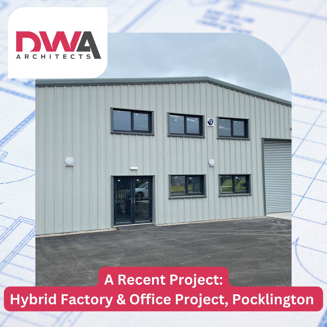 🏢 Hybrid Factory and Offices Project 📐✨DWA designed the proposed building, ensuring it met the client's specifications &amp; regulatory standards. We devised an insulated foundation and drainage system, optimizing efficiency &amp; sustainability throughout the construction process.