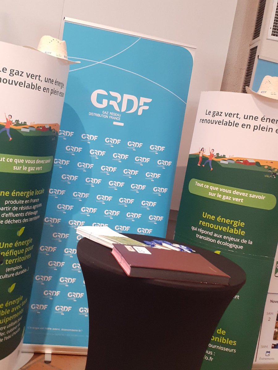 #GRDF présent dans les territoires pour parler #énergies et gaz vert produit localement. #Verdirpasinterdir dans <a href="/Indre36/">Département de l'Indre</a> et <a href="/l_amf/">AMF | Association des maires de France</a>  AG de l'association Maire de l'Indre