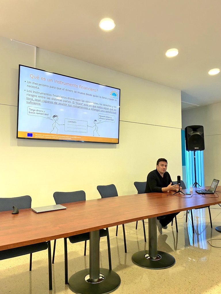 IMC_CPMR's tweet photo. Happening today! ☀️
@SolaquaProject's workshop in Villena (Alicante, Spain), a momentum to present the new
Financial Instrument to facilitate the adoption of #PVIS (photovoltaic irrigation systems) 🌱 at #regional level https://t.co/Zn3wkiTukE