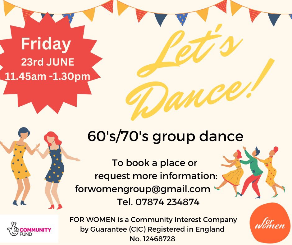 Shall we dance? Join us on 23th June 
@TNLComFund #womenempowerment #selfawareness #selfcare #thrivingwomen #womeninspiringwomen #groupdance