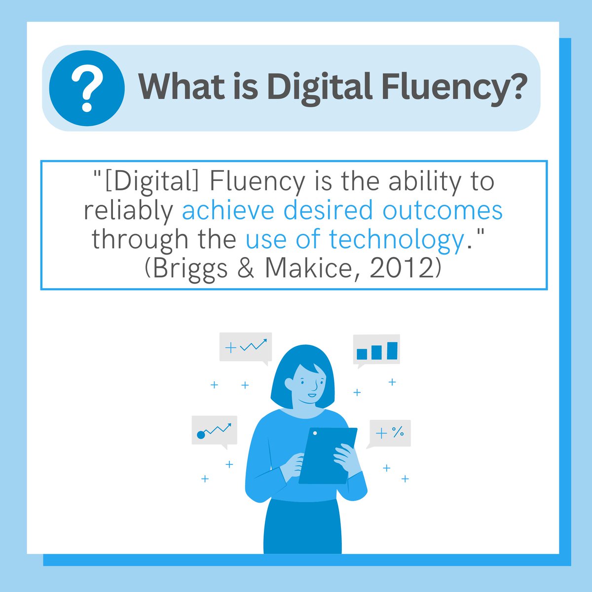 KNFutureWorkLab's tweet photo. Today we are back with another important term of our research: #DigitalFluency.
💡 What is Digital Fluency, why is it important and how can it be actively promoted?
#DigitalFluency #research #knfutureofworklab #TeamKunze https://t.co/NcpPFnEl38