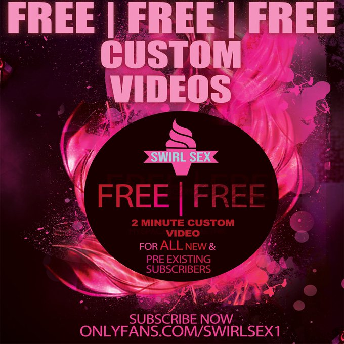 Free free free free  Any new or existing subscribers can get a free 2 minute custom video of your choice