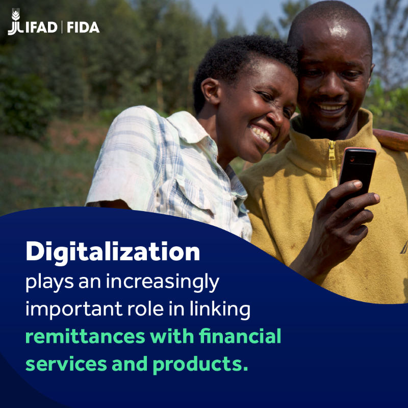 IFAD's tweet photo. We can maximize the crucial impact of #FamilyRemittances by increasing rural people’s access to digital technology.

Learn more 👇