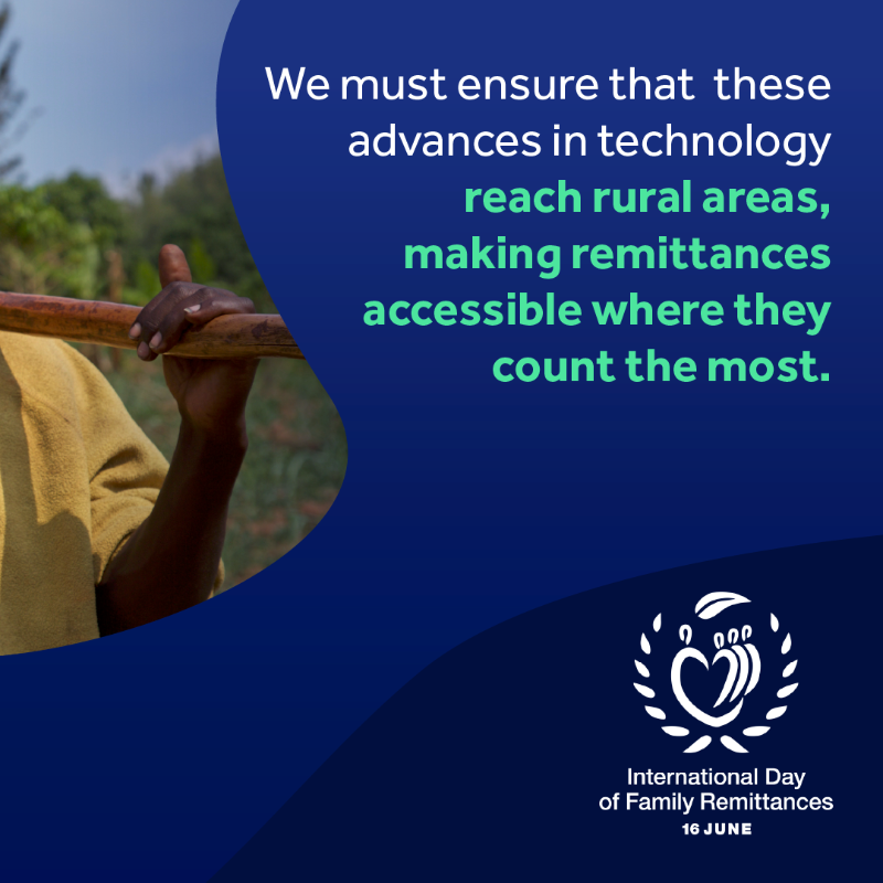 IFAD's tweet photo. We can maximize the crucial impact of #FamilyRemittances by increasing rural people’s access to digital technology.

Learn more 👇