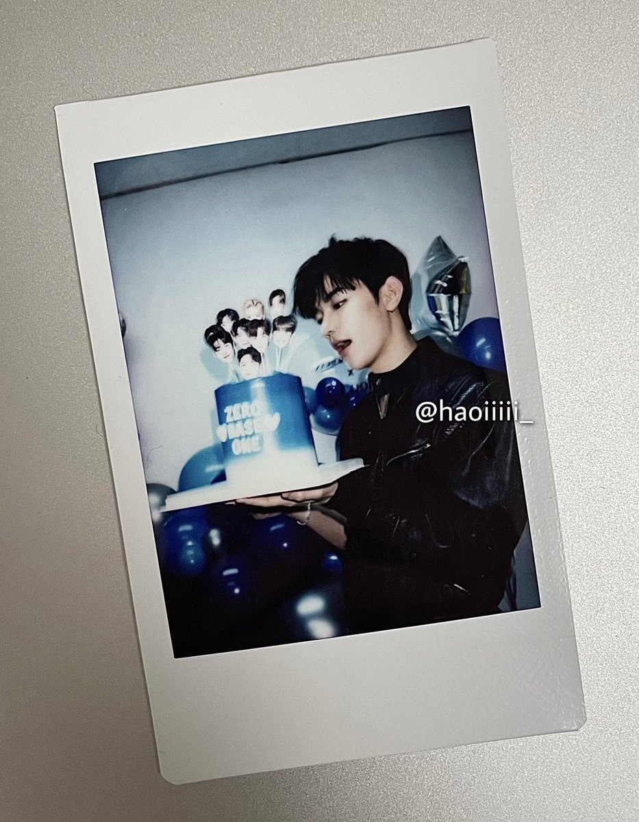 📸150623] ZHANG HAO UPDATE ZHANG HAO 1st Look Polaroid cr