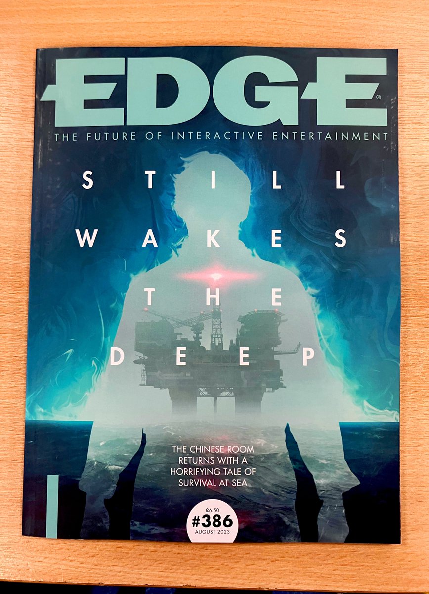 A few weeks back <a href="/schillingc/">Chris Schilling</a> from EDGE travelled down to Brighton and we had the opportunity to present to him our game, and the intentions behind it.
STILL WAKES THE DEEP is the subject of <a href="/edgeonline/">Edge</a>'s June issue with a rich, in-depth article inside. We're proud and thankful.