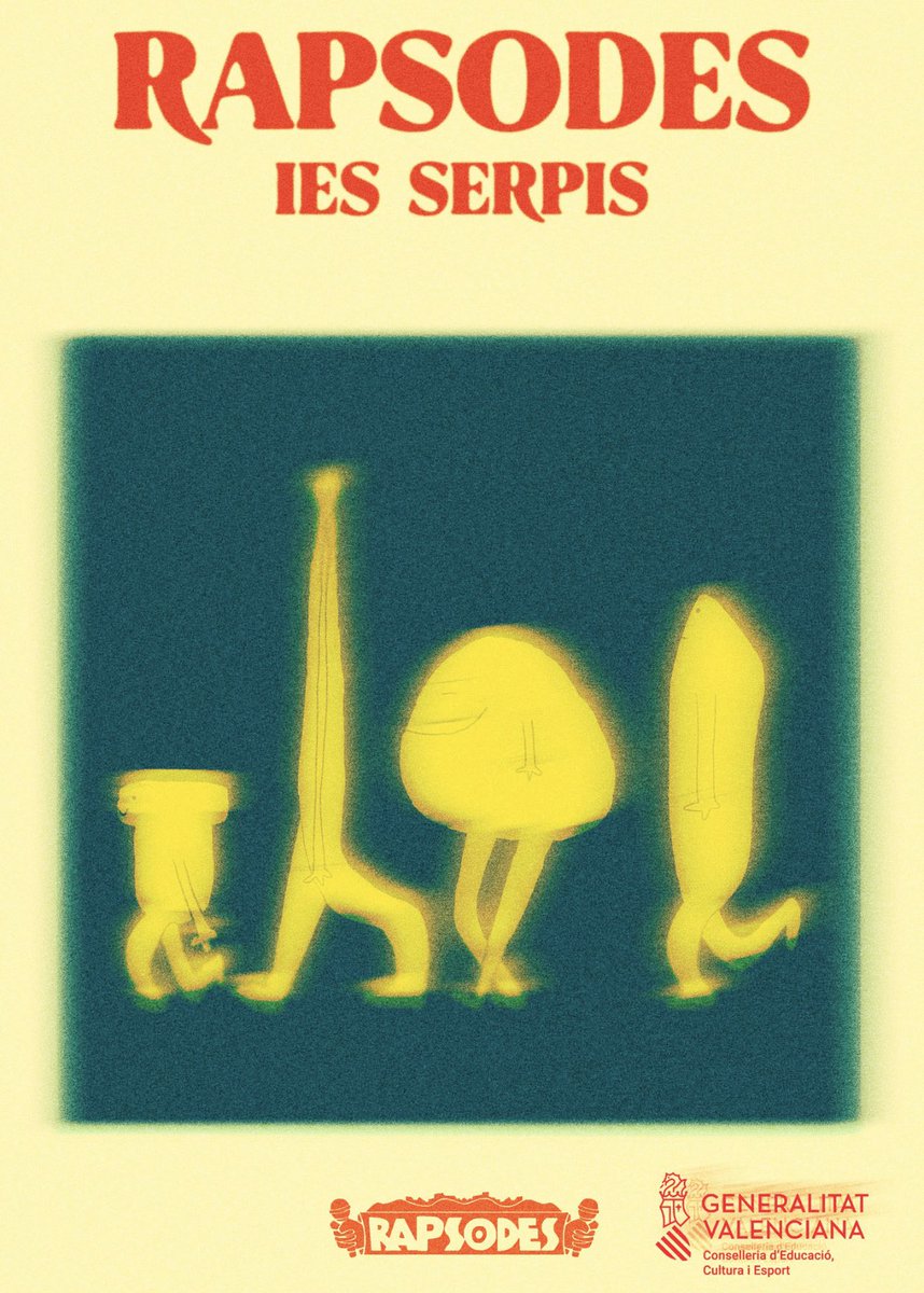 ies_serpis's tweet photo. 📣 Un any més, l'IES Serpis participa en el projecte #RAPSODES!
☘️ Taller per a "avesar-se a versar" en valencià i per a reflexionar sobre l'emergència climàtica.
🗣️Trobada d'intercanvi lingüístic amb l'IES Bernat Guinovart d'Algemesí.
🖌️ Cartells per @Marinadonderis (IG) https://t.co/5YE0DEF3X5
