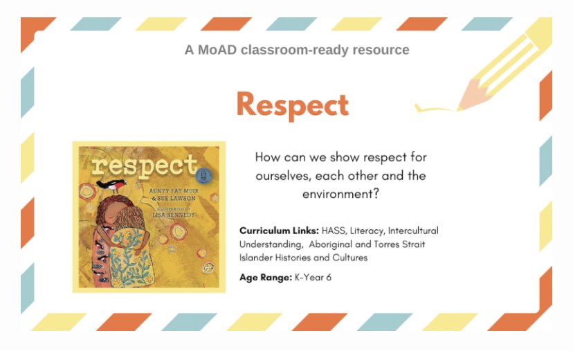 moadlearning's tweet image. Have you booked your spot at our free NAIDOC week digital event? Sue Lawson will be reading two picture books! We have just released accompanying activities on our website. #AussieED 

dartlearning.org.au/provider/museu…

moadoph.gov.au/learning/class…
