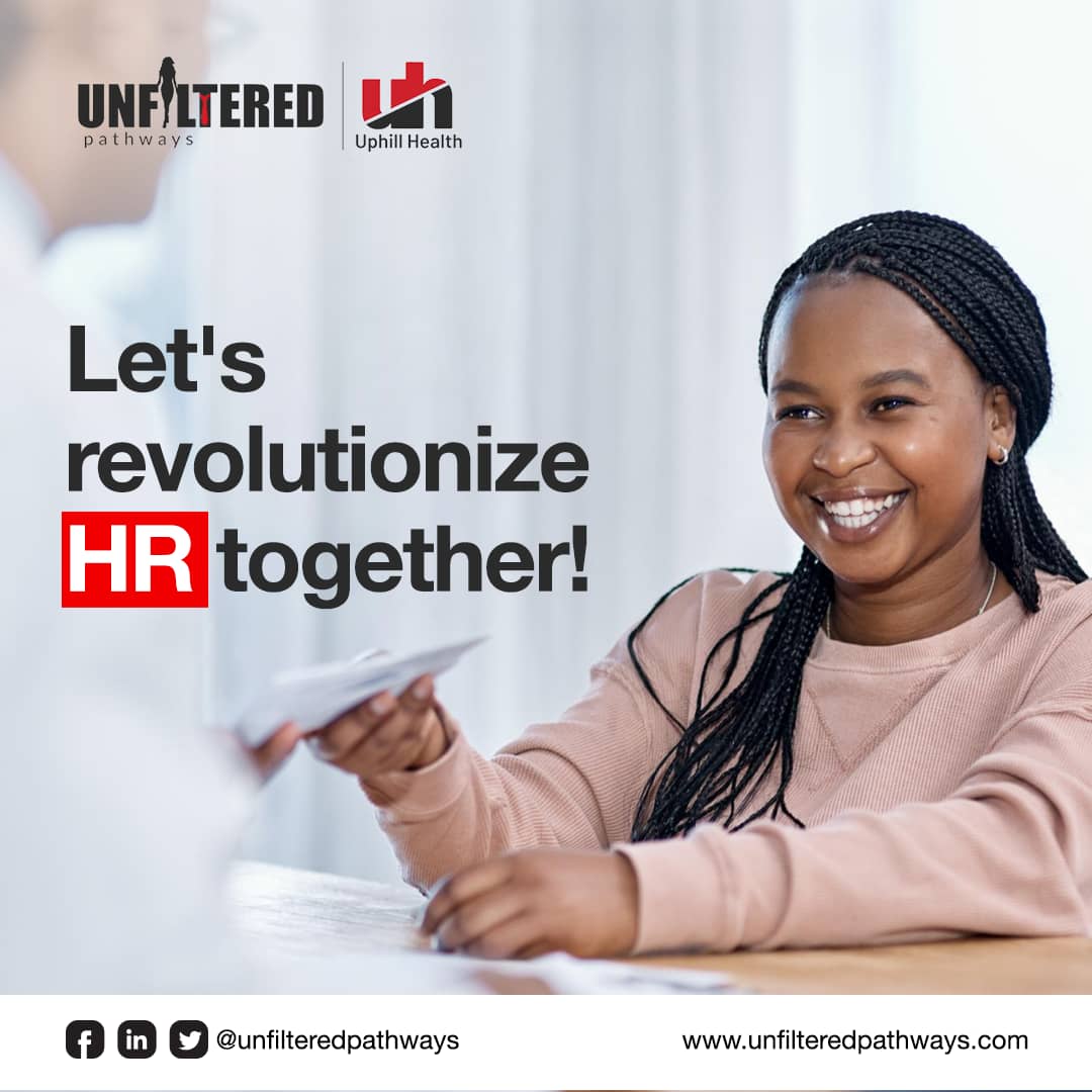 Are you looking  for HR consultancy services?
Reach us on +256787962554 or info@unfiliteredpathways.com
unfilteredpathways.com 
 
#HRConsultancy #HealthcareHR #PartnersInSuccess