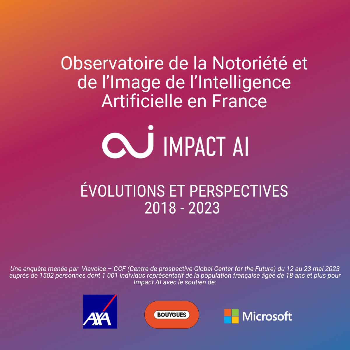 🚀 Comment l'IA est perçue, utilisée par les Français et les employés de divers secteurs? 
Plus d'infos à partir de 16h10 à la table ronde Impact AI: Comment promouvoir une IA responsable et digne de confiance ?  sur le stand Bouygues E40 #Vivatech
