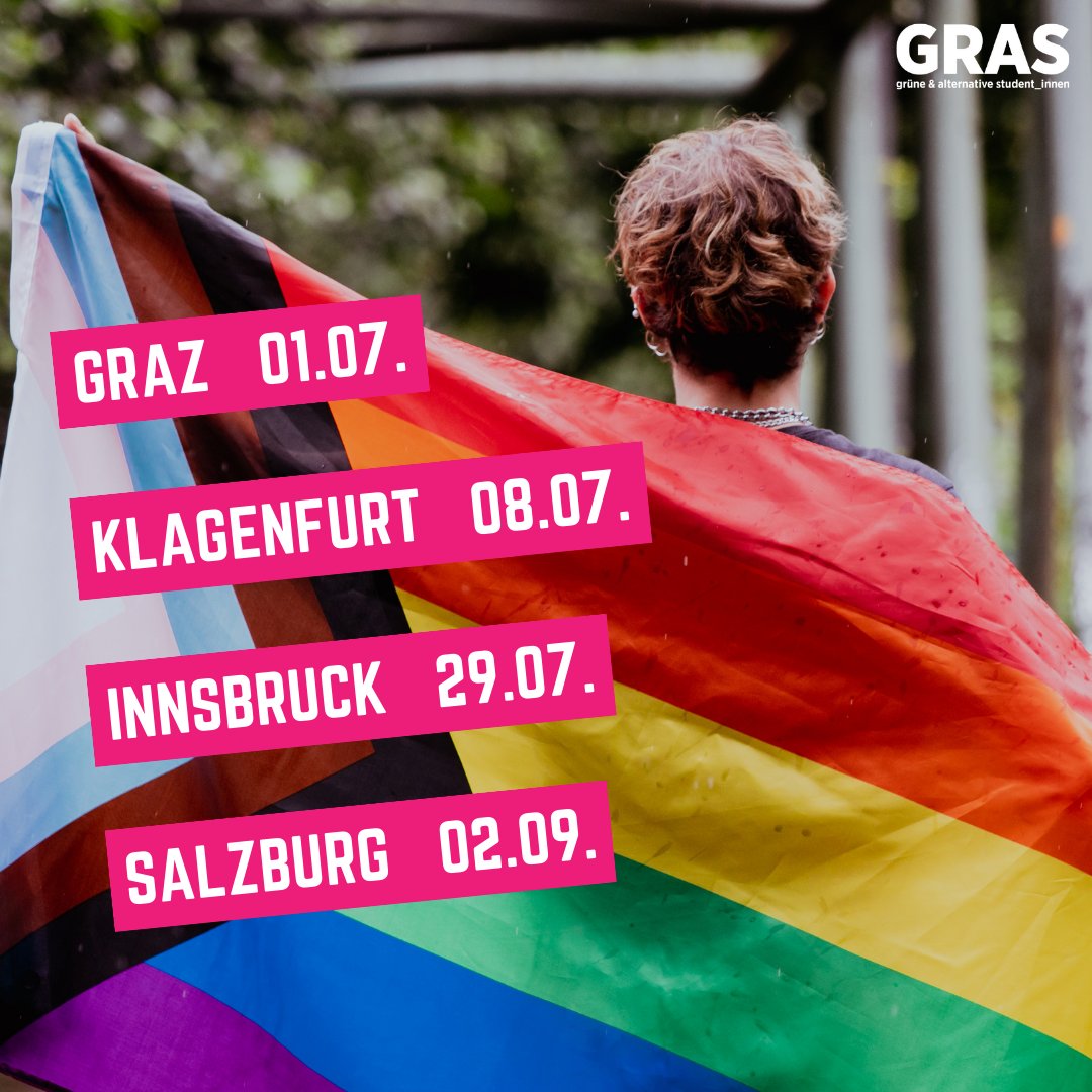 Komm mit uns auf die Pride uns steh ein für queere Rechte❤️🧡💛💚💙💜 
#PrideMonth #prideispolitical