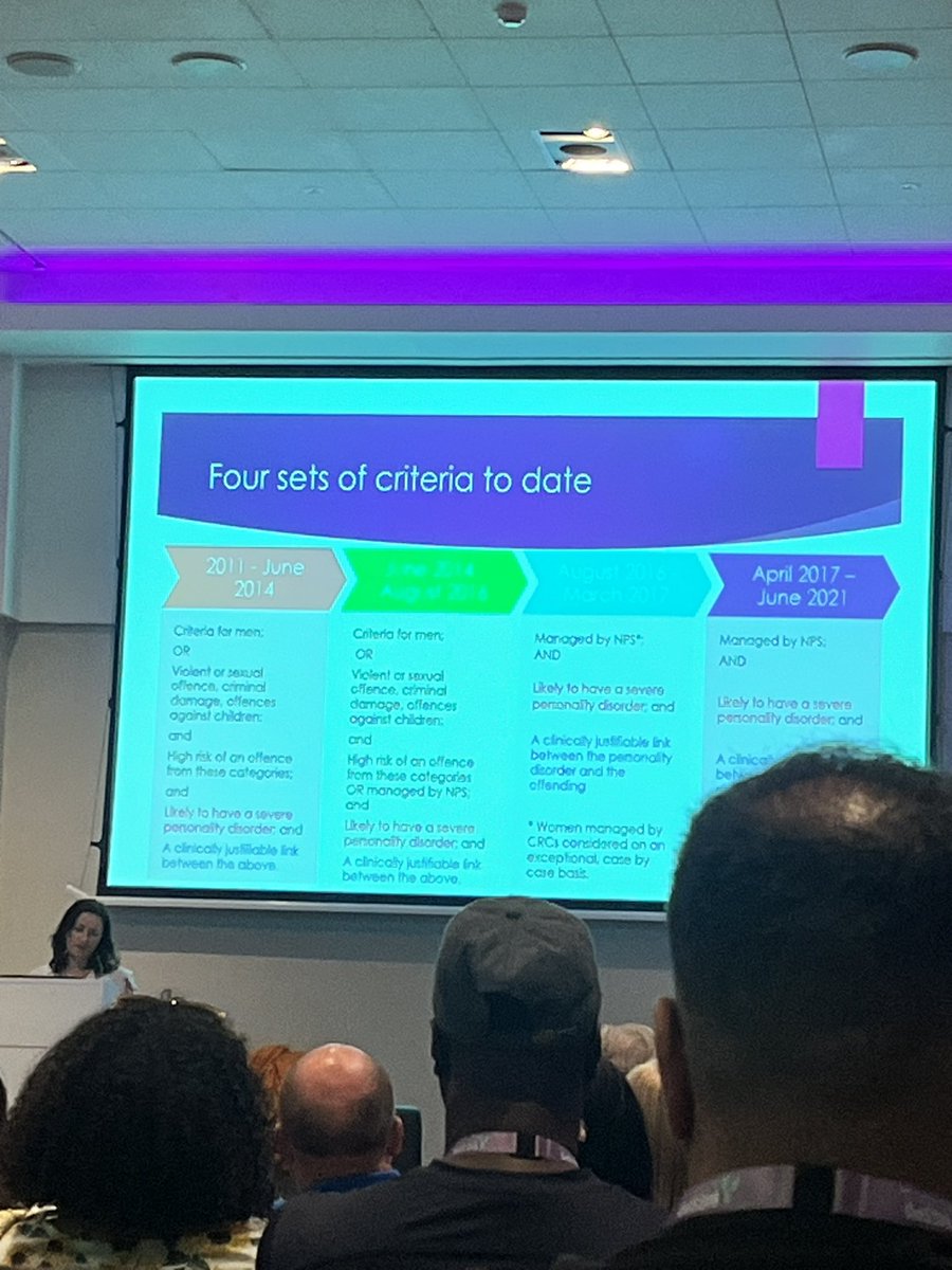 Janine_B81's tweet photo. ‘Revision of the women’s OPD screening tool’ presented by Aisling O’Meara - keen to think about the impact that this has on the women we think about in consultation/formulation &amp; those who ‘don’t screen in’ #WOPD https://t.co/FE1yiqw05x