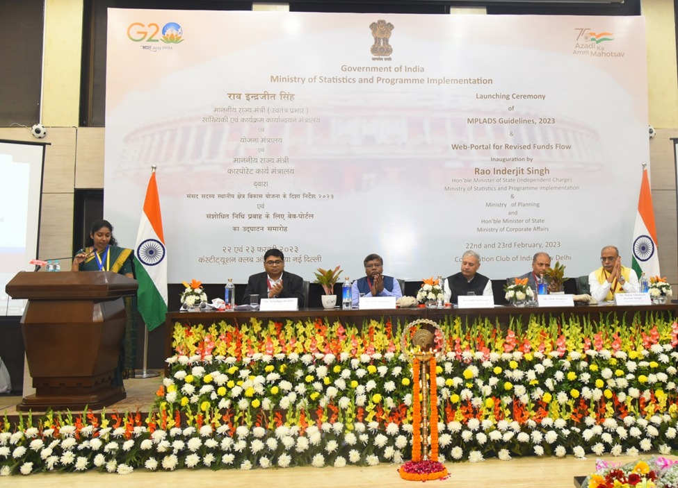 GoIStats's tweet photo. The Revised MPLADS Guidelines-2023 along with the new Web-Solution, SAnsad sadasya sthaniya KSHetra vIkas yojana (#SAKSHI) came into operation on 1st April 2023. https://t.co/wp8nd7JiwF