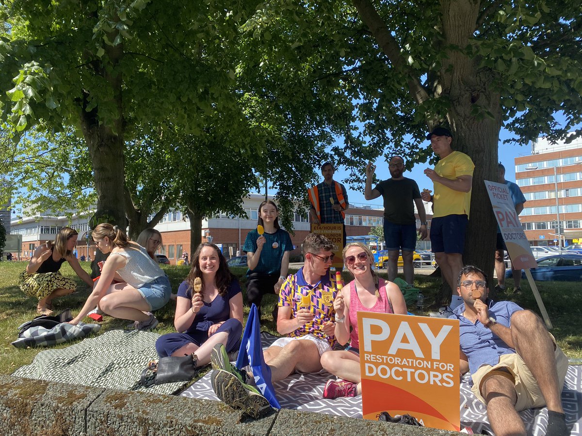 Dr Hester Baverstock (@baverstocking) on Twitter photo High spirits and temperatures on the York picket line today @mariebutters80 High spirits and temperatures on the York picket line today @mariebutters80