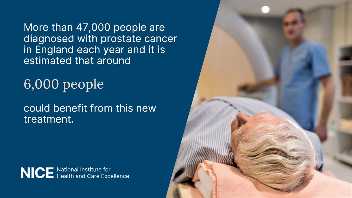 NICEComms's tweet photo. We recently published final draft guidance for a new therapy to treat people with an aggressive form of advanced prostate cancer.

This is the first triple therapy to be made available⬇️
https://t.co/2z1HNi1cf4

#MensHealthWeek #MensHealthWeek2023
  https://t.co/MuDwbU6zJz https://t.co/UbqGcBuDUh
